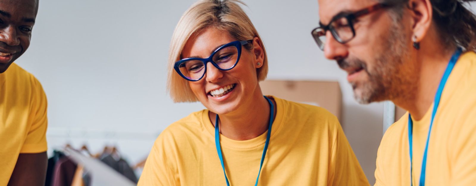 Volunteer smiling Contact Volunteer Kamloops