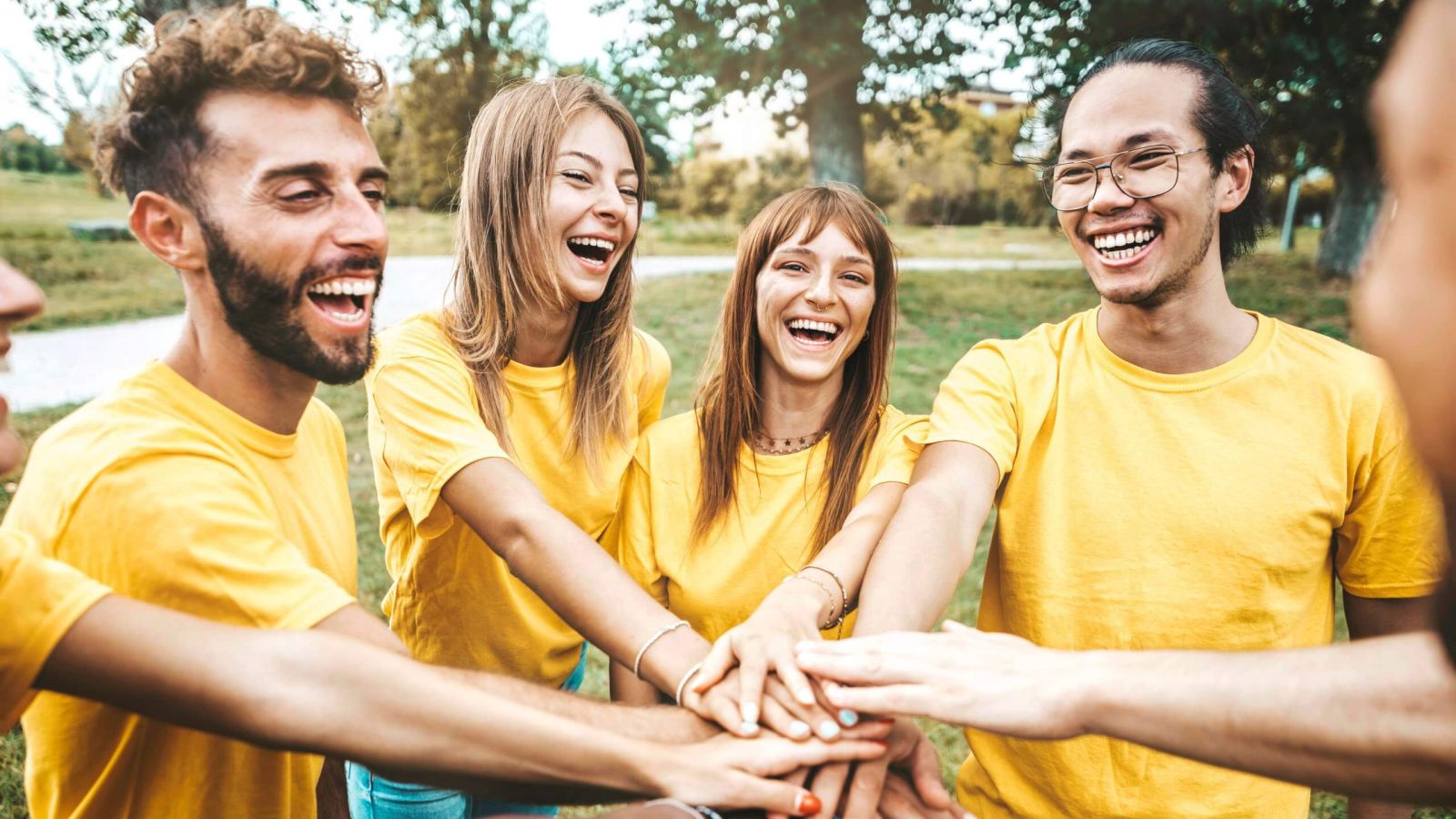 Team of volunteers smiling Volunteer Kamloops