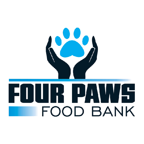 Four Paws Food Bank logo